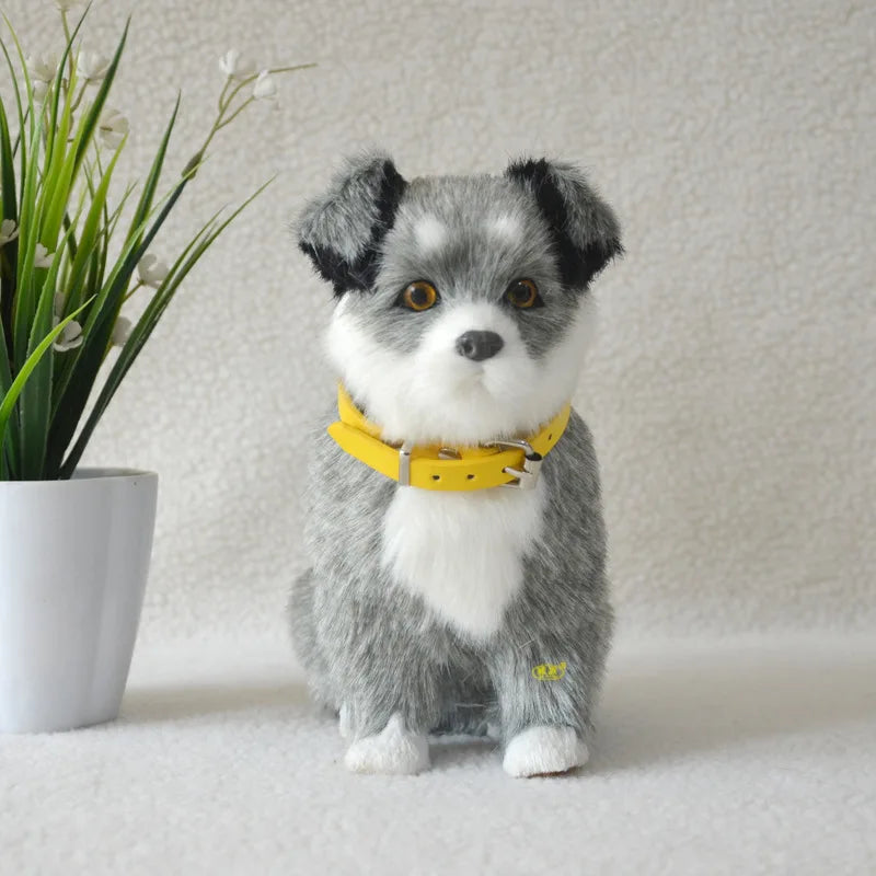 Electronic Plush Dog Toy Robot Cat Sing Song Puppy Leash Control Music Animal Walk Bark Electric Kitten Pet Kids Birthday Gift