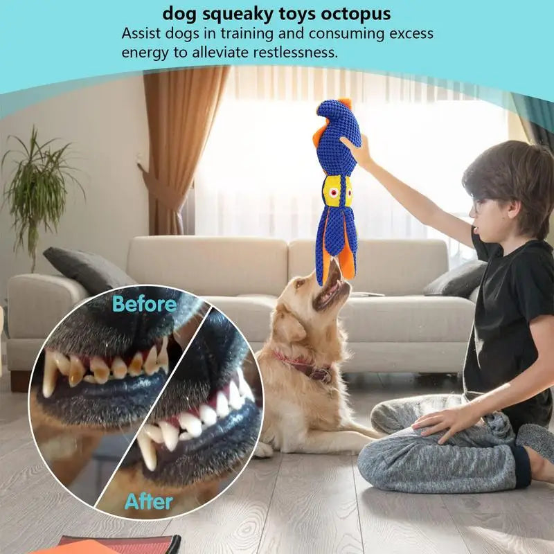 No Stuffing Dog Toys Squeaky Dog Toys Chewers Interactive Puppy Teether Pet Supplies For Small Medium And Large Pets Reduce