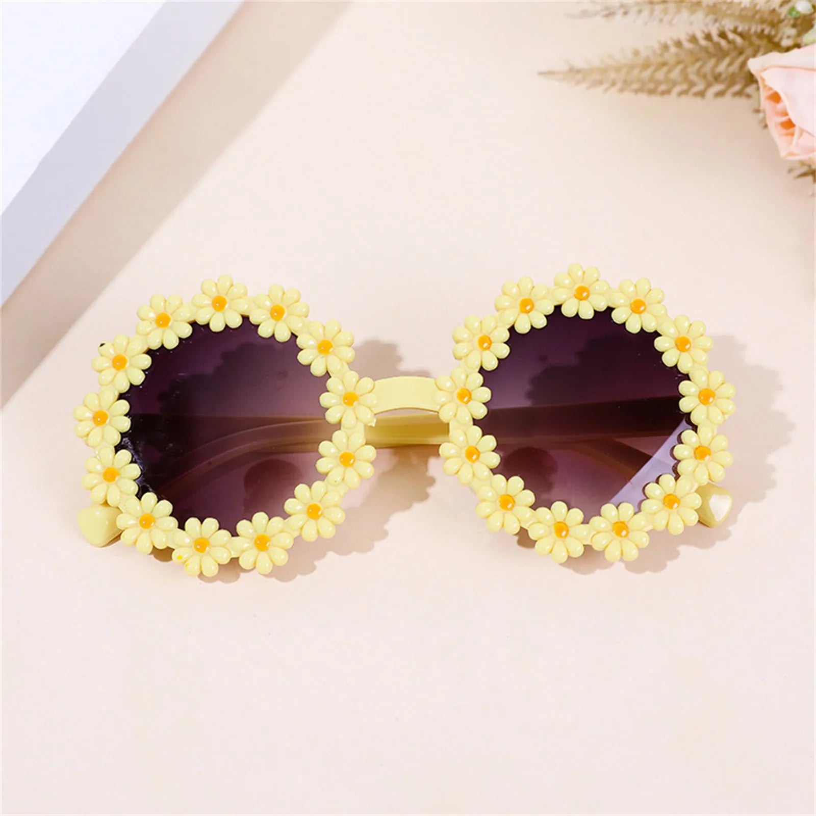 Pet Accessories Flower Sunglasses Circular Role Playing Glasses Photo Props Glasses For Cats And Small And Paracord Dog Leash