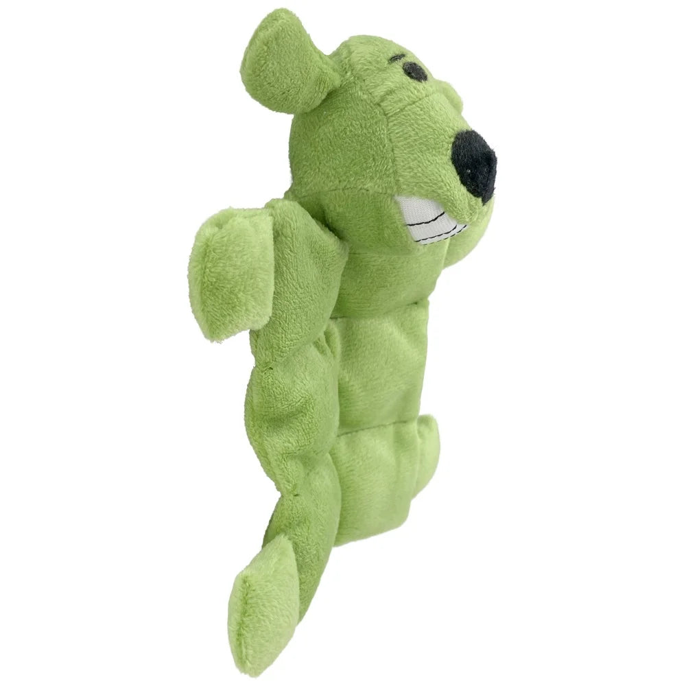 Mini Pet Squeaky Dog Toy Plush Loofa Mat Small Dogs 6 Squeakers Soft and Portable Playtime Accessory