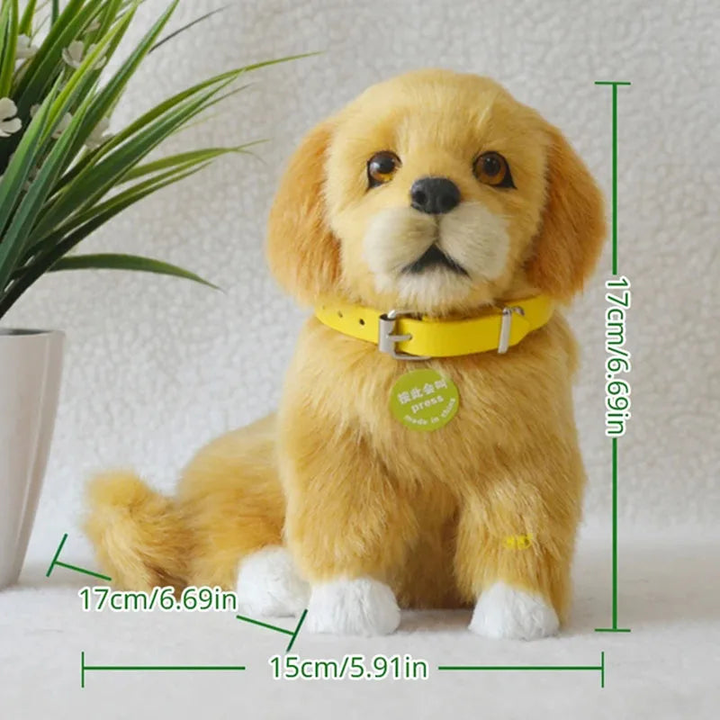 Electronic Plush Dog Toy Robot Cat Sing Song Puppy Leash Control Music Animal Walk Bark Electric Kitten Pet Kids Birthday Gift