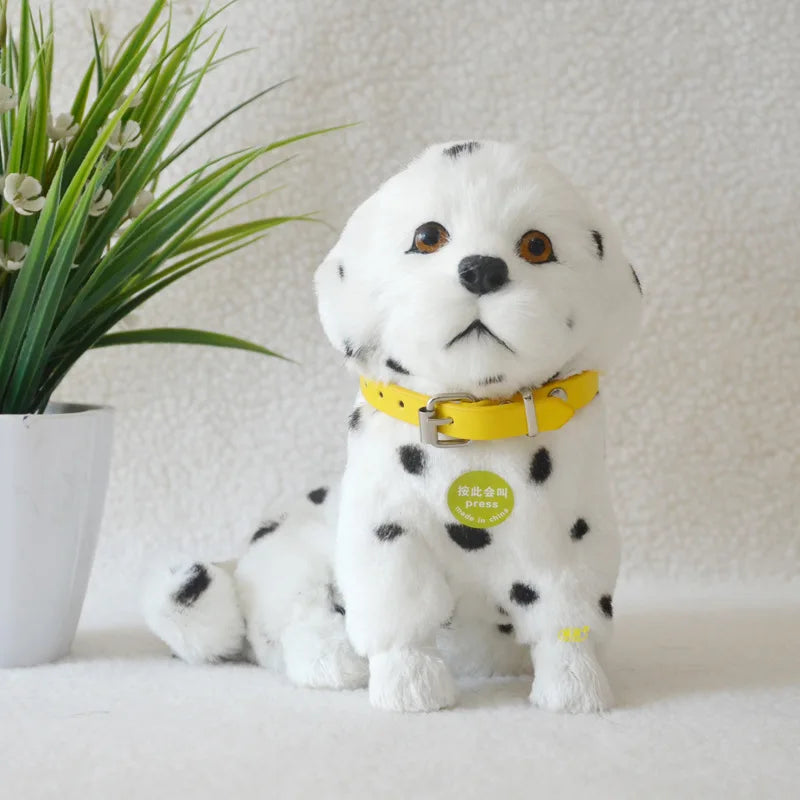 Electronic Plush Dog Toy Robot Cat Sing Song Puppy Leash Control Music Animal Walk Bark Electric Kitten Pet Kids Birthday Gift