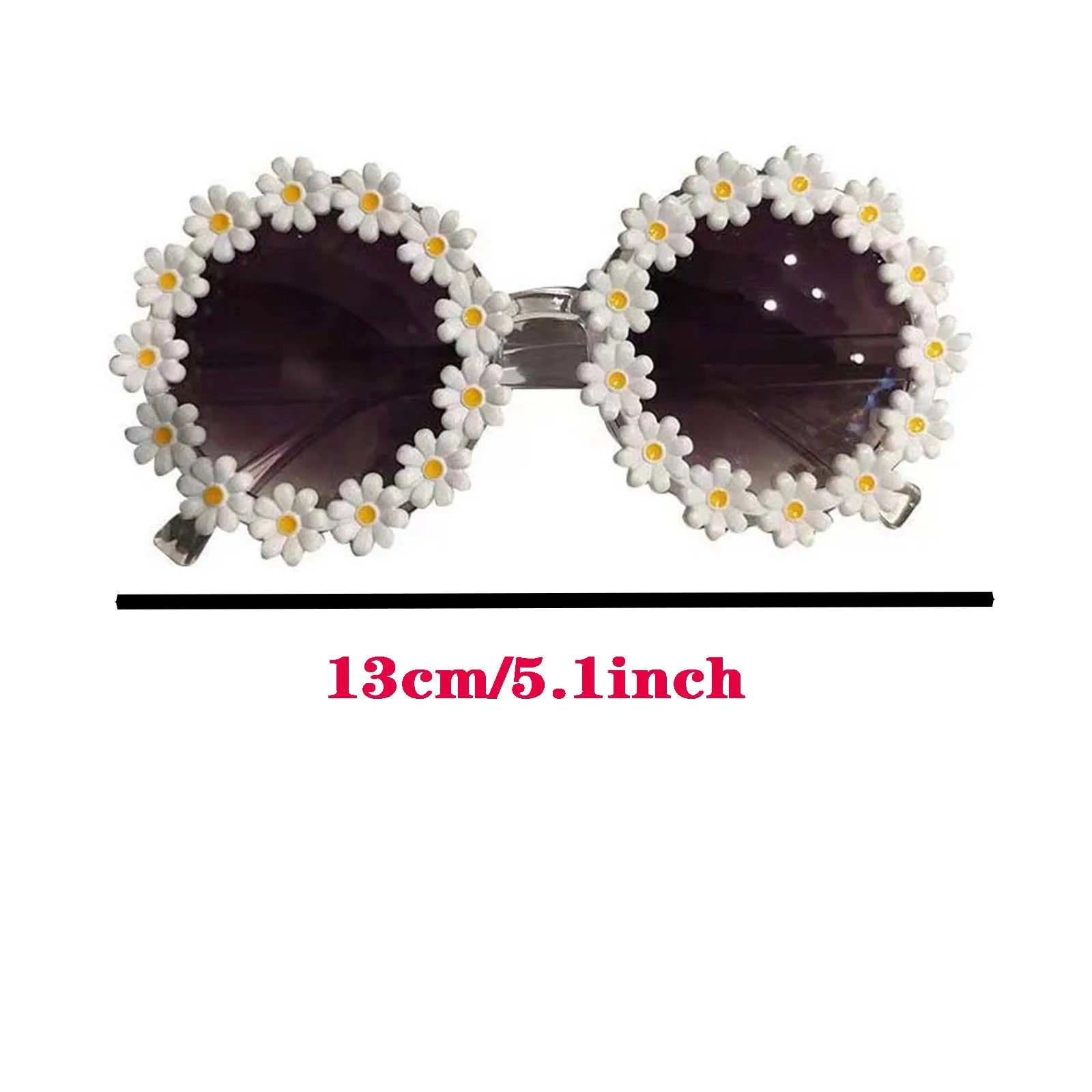 Pet Accessories Flower Sunglasses Circular Role Playing Glasses Photo Props Glasses For Cats And Small And Paracord Dog Leash