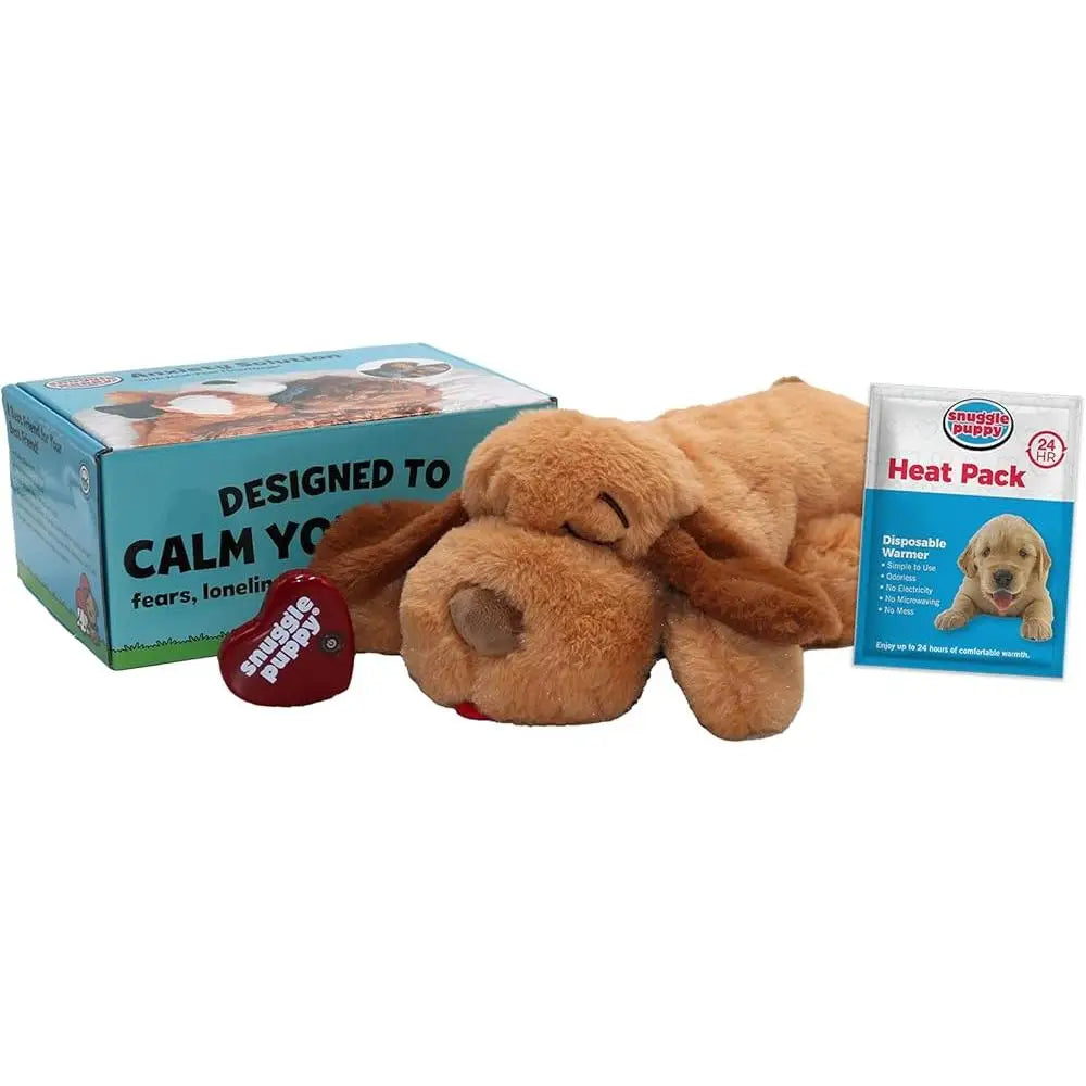 Original Snuggle Puppy Heartbeat Dog Toy Anxiety Relief Comfort Aid Stuffed Animal Crate Training Separation Loneliness Calming