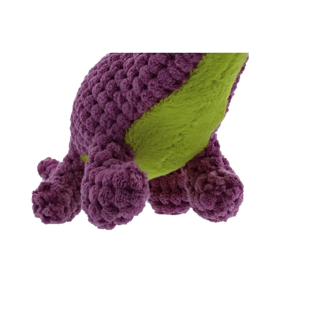 Durable Plush Dog Toy Brachiosaurus Squeaky Chew Interactive Toy Small Dogs Perfect Play and Tugging