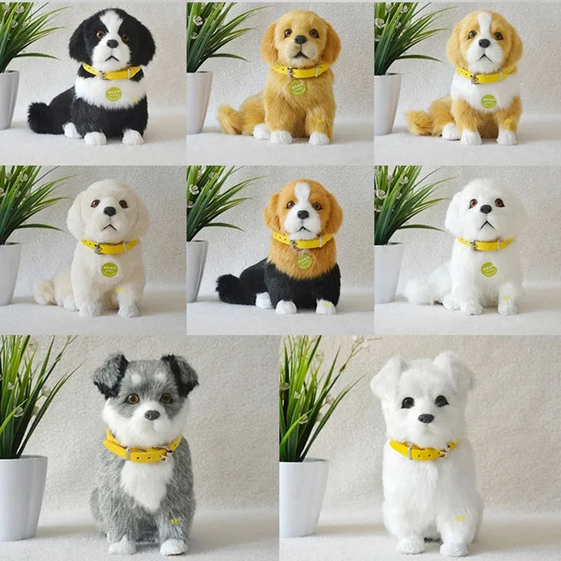 Electronic Plush Dog Toy Robot Cat Sing Song Puppy Leash Control Music Animal Walk Bark Electric Kitten Pet Kids Birthday Gift