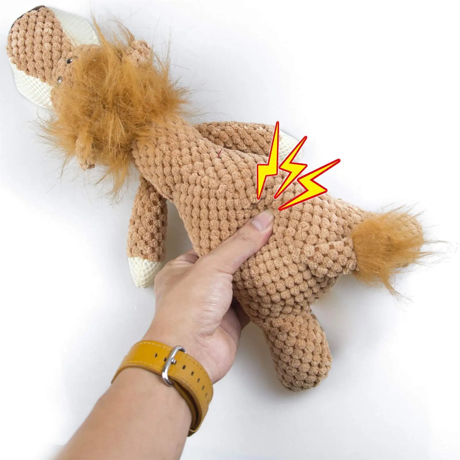 Pet Dog toy Plush Lion shape Training Improve IQ Dog chew toy Durable Puppy toy not boring Dog Accessories