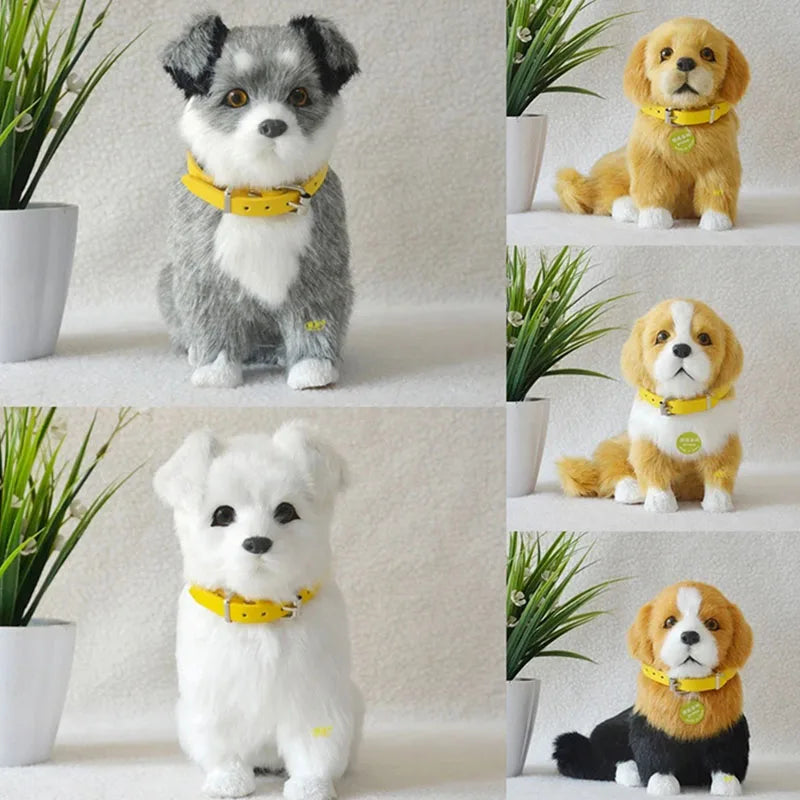 Electronic Plush Dog Toy Robot Cat Sing Song Puppy Leash Control Music Animal Walk Bark Electric Kitten Pet Kids Birthday Gift