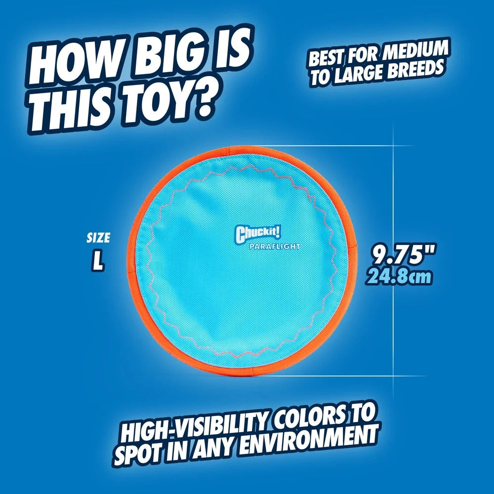 Durable Flying Disc Dog Toy Water and Land Play Soft Rubber Edges Floating Frisbee Interactive Fetch Toy Medium Large Dogs