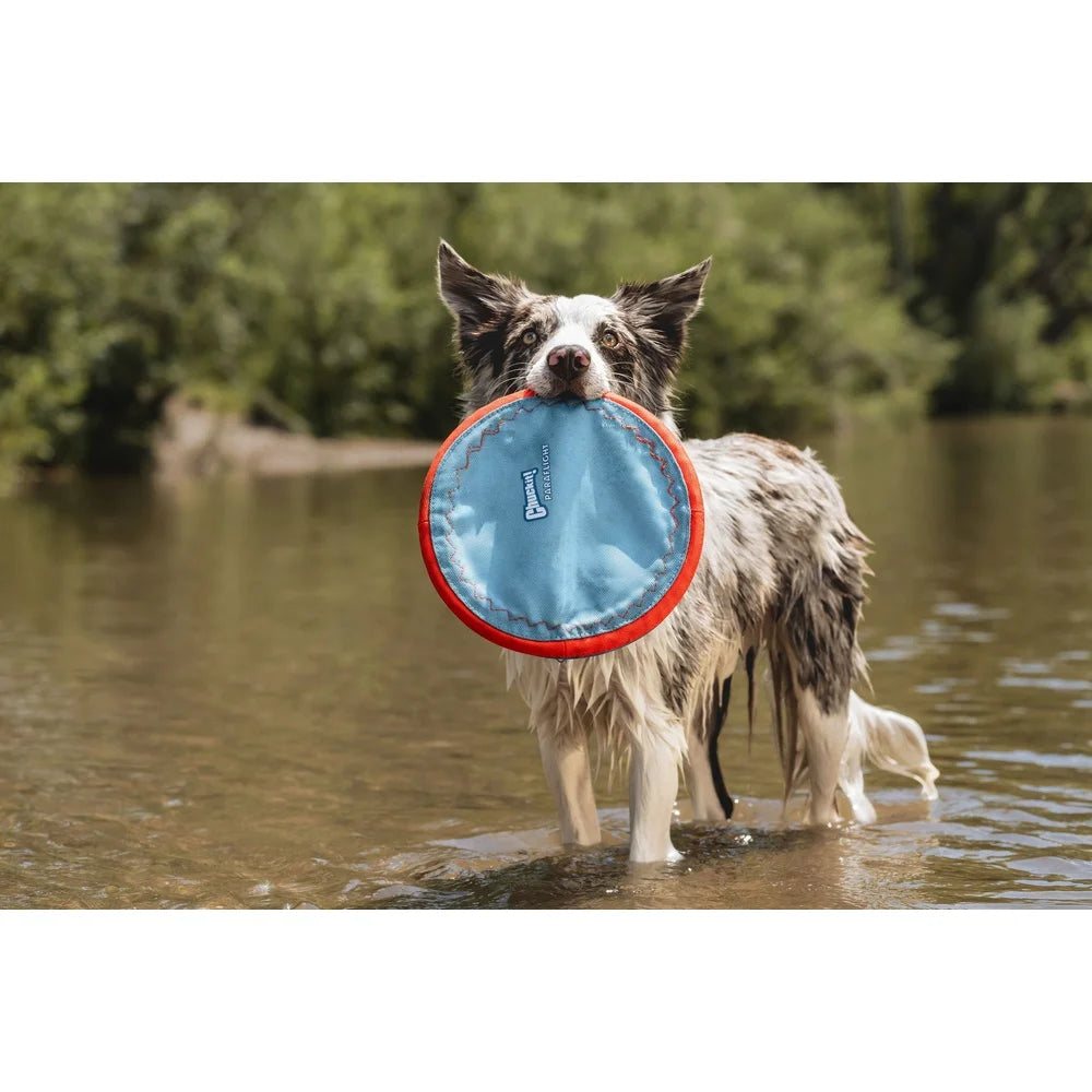 Durable Flying Disc Dog Toy Water and Land Play Soft Rubber Edges Floating Frisbee Interactive Fetch Toy Medium Large Dogs