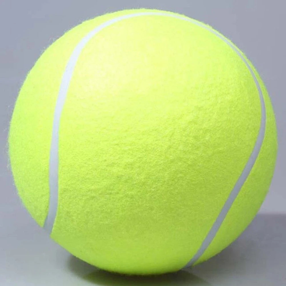 9.5 Inch Dog Tennis Ball Giant Pet Toys Big Inflatable Tennis Ball Dog Chewing Toy Giant Tennis Ball Kids Ball Pet Supplies