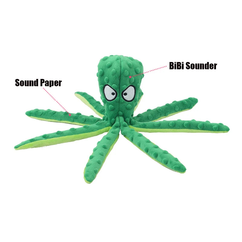 Pet Plush Octopus Puzzle Toy