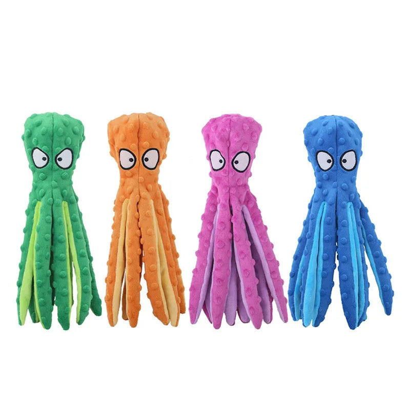 Pet Plush Octopus Puzzle Toy